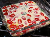 Clafoutis aux tomates et jambon