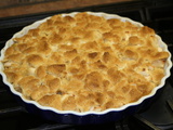 Crumble aux pommes caramélisées