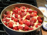 Gâteau aux fraises surgelées