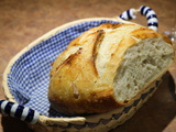 Pain maison au levain, en cocotte