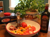 Pâtes aux tomates fraîches e basilico