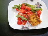 Salade feta, fraises, tomates cerise