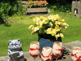 Verrines de fraises au mascarpone