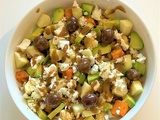 Salade de quinoa, chou-fleur, patate douce