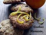 Cookies romarin à l'orange et raisins secs