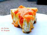 Cheesecake vanille et abricots