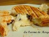 Croques salés (croque raclette + croque chèvre)