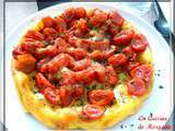 Tatin de tomates cerises et mozzarella