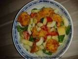 Salade poulet crousti