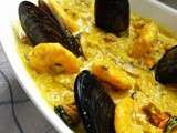 Curry de Moules et Crevettes