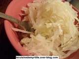 Salade de choux blanc (aigre-doux)