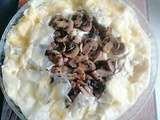 Tarte croustillante a la mozzarella et champignons (Cyrille Lignac)