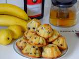 Muffin à la banane, poire et lait de coco