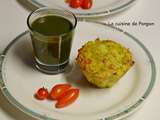 Muffin aux brocolis et saucisson