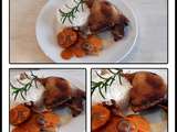 Cuisses de canard au miel et carottes