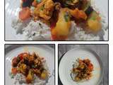 Curry au poulet et aux légumes