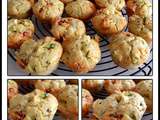 Muffins courgette chorizo mozzarella