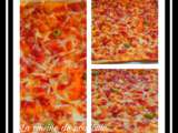 Pizza liquide jambon moza au thermomix ou sans