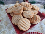 Sablés aux noix à la fourchette