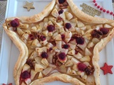 Tarte étoile de noël aux fruits