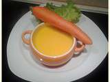 Velouté carottes, miel gingembre au thermomix