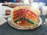 Premier rainbow cake
