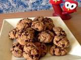 Cookies au Nutella et pépites de chocolat