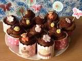 Cupcakes chocolat noisette