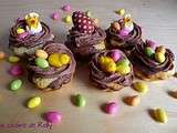 Cupcakes de Pâques aux 3 chocolats