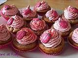 Cupcakes framboise pralines
