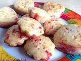 Muffins aux pralines roses