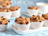 Muffins au beurre de cacahuetes
