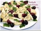 Salade aux Artichauts et aux betteraves