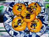 Donuts aux myrtilles sans gluten