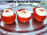 Tomates farcies au concombre
