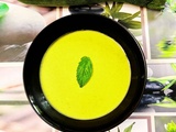 Velouté de courgettes, pommes de terre et Vache qui Rit