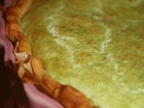 Tarte aux crevettes poireaux et echalottes