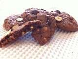 Cookies double choco-noisettes