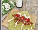 Brochettes apéritives avec Lomo Ibérico Bellota - Filet De Longe Jamonarium