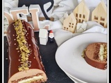 Bûche inspiration Chocolat Dubaï