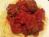 Boulettes de boeuf sauce tomate (au Cookéo ou pas)