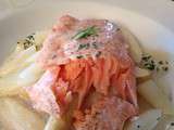 Pavé de saumon aux asperges