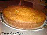 Gâteau Coco léger