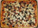 Pizza Jambon-tomate-mozzarella