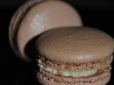 Macarons au chocolat blanc