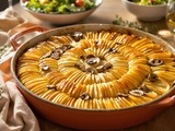 Ce tian pommes de terre-champignons cache un twist au comté (incroyable !)