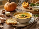 Ce velouté potimarron-châtaignes cartonne (et il se fait en 15 min)