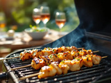 Ces brochettes de poulet aux herbes rendent vos barbecues incontournables