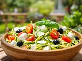 Cette salade de courgettes à la feta est la recette idéale de l’été à ne pas manquer