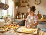 « Sa 1re recette avec sa mère : la tarte aux pommes d’un grand chef (facile et bluffante) »